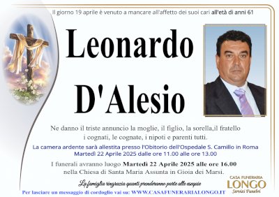 LEONARDO D'ALESIO