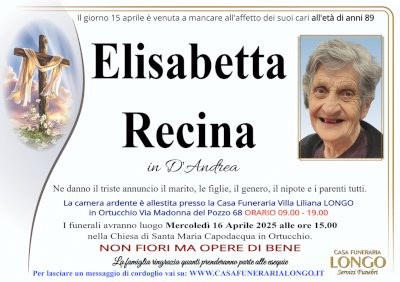 ELISABETTA RECINA in D'ANDREA
