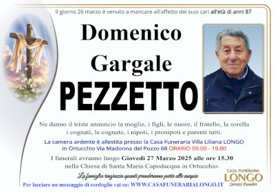 DOMENICO GARGALE "PEZZETTO"
