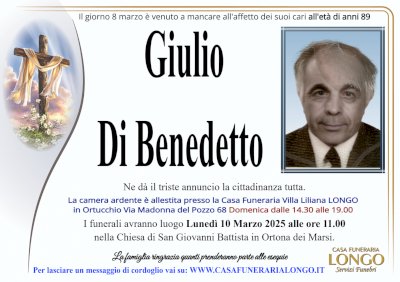 GIULIO DI BENEDETTO