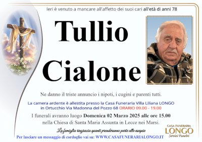 TULLIO CIALONE
