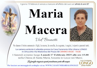 MARIA MACERA in BRUNETTI