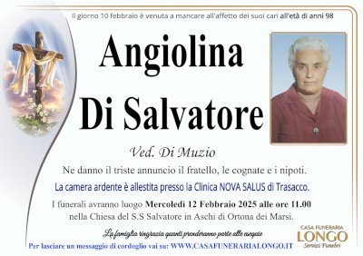 ANGIOLINA DI SALVATORE in DI MUZIO