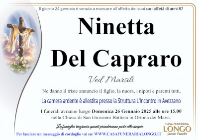 NINETTA DEL CAPRARO in MARSILI