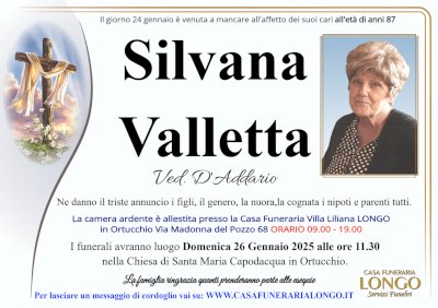 SILVANA VALLETTA in D'ADDARIO