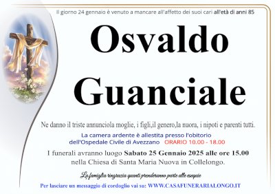 OSVALDO GUANCIALE