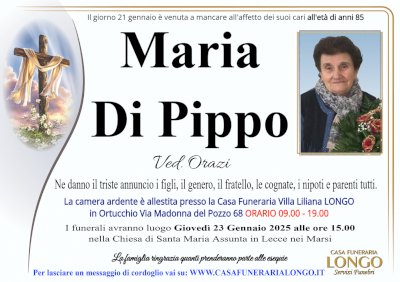 MARIA DI PIPPO in ORAZI