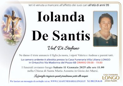 IOLANDA DE SANTIS in DI STEFANO