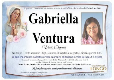 GABRIELLA VENTURA in CAPUTI