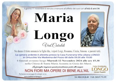 MARIA LONGO in CATALDI