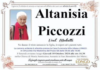 ALTANISIA PICCOZZI in MELATTI