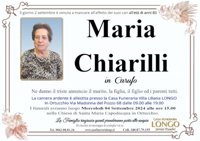 MARIA CHIARILLI in CARUFO