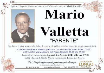 MARIO VALLETTA "PARENTE"