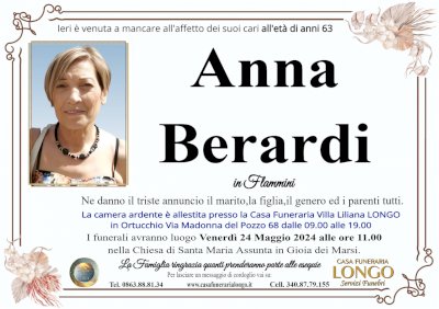 ANNA BERARDI in FLAMMINI