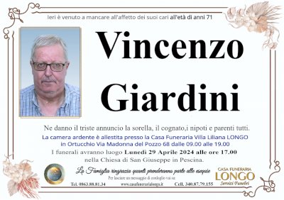 VINCENZO GIARDINI