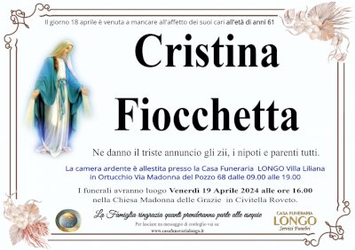 CRISTINA FIOCCHETTA