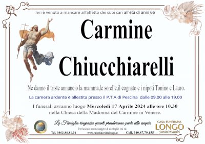 CARMINE CHIUCCHIARELLI