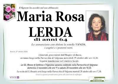 MARIA ROSA LERDA