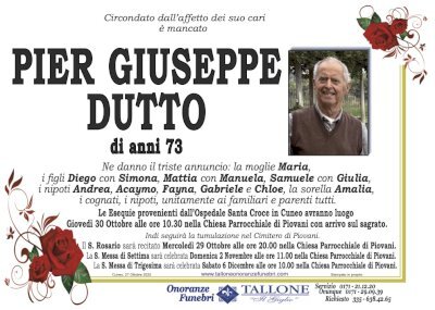 PIER GIUSEPPE DUTTO