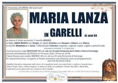 MARIA LANZA in GARELLI