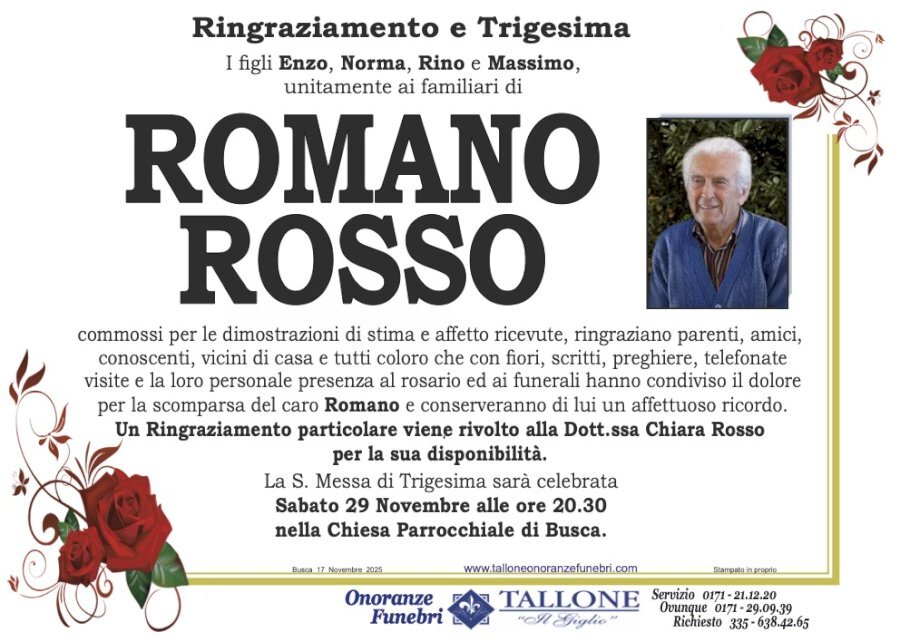 Manifesto di ROMANO ROSSO