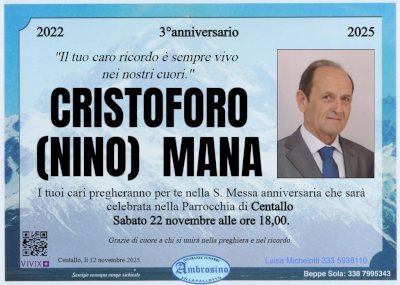 CRISTOFORO MANA "NINO"