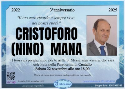 CRISTOFORO MANA "NINO"