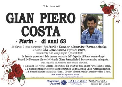 GIAN PIERO COSTA "PIERIN"