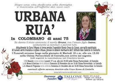 URBANA RUÀ in COLOMBANO