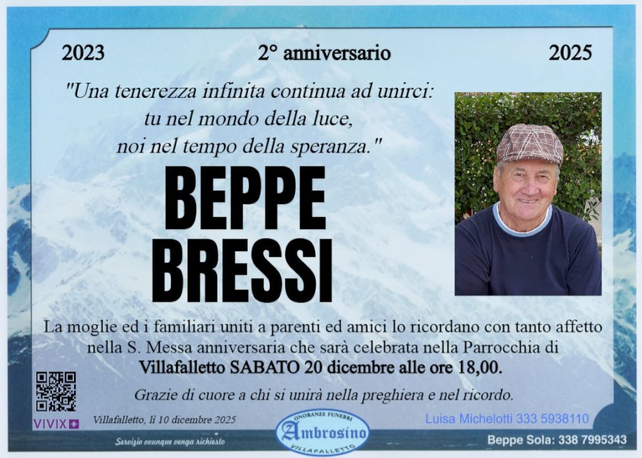 Manifesto di BEPPE BRESSI