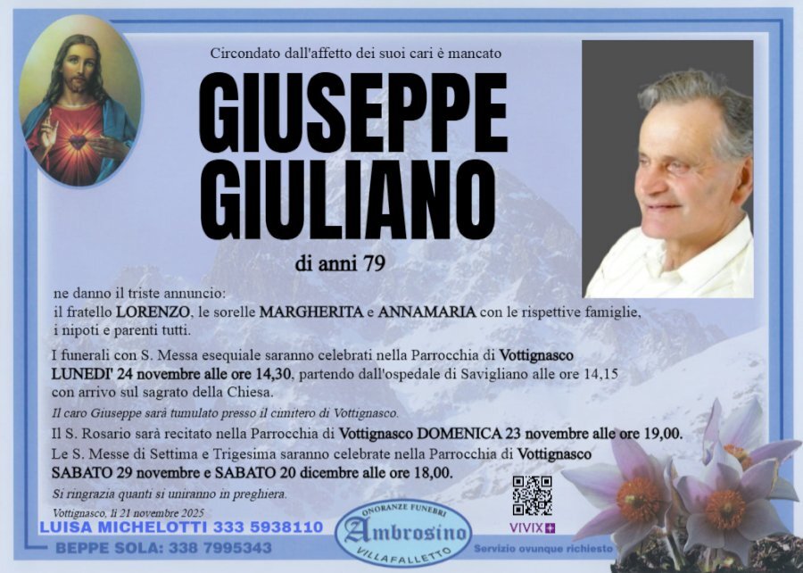 Manifesto di GIUSEPPE GIULIANO
