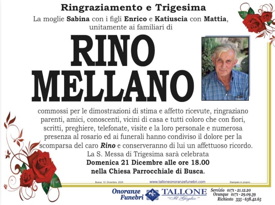 Manifesto di RINO MELLANO