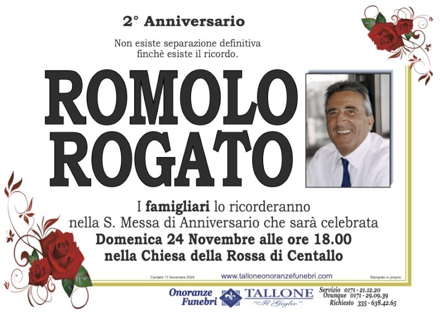 Manifesto di ROMOLO ROGATO