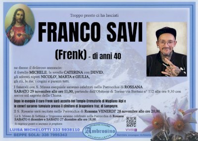 FRANCO SAVI "FRENK"