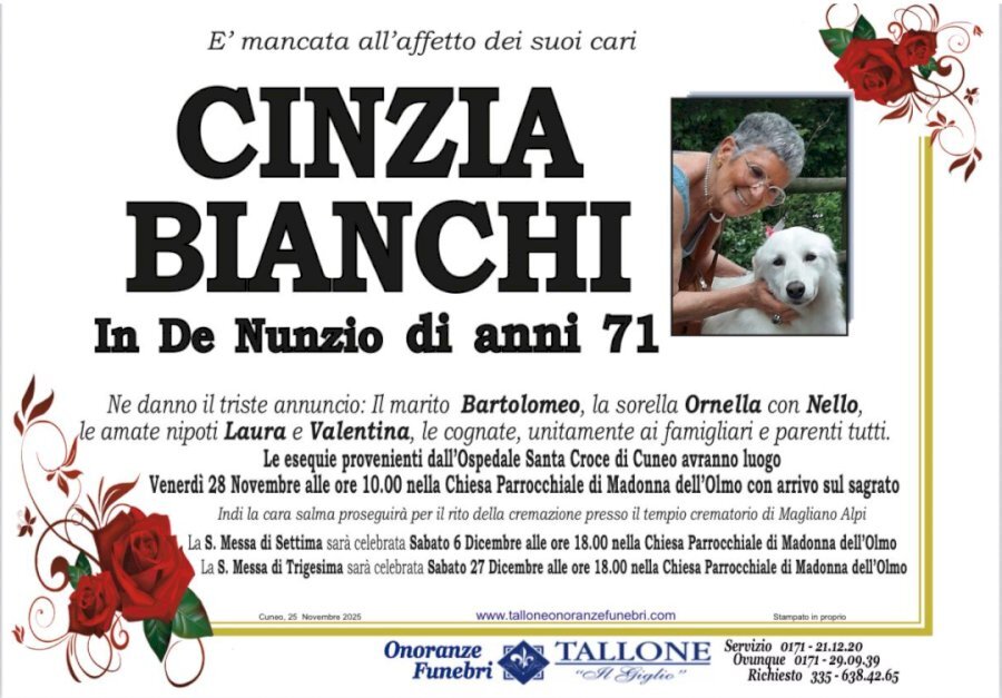 Manifesto di CINZIA BIANCHI