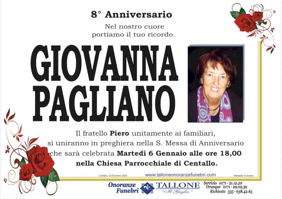 Manifesto di GIOVANNA PAGLIANO